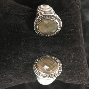 John Hardy Smoky Quartz Bedeg Cuff